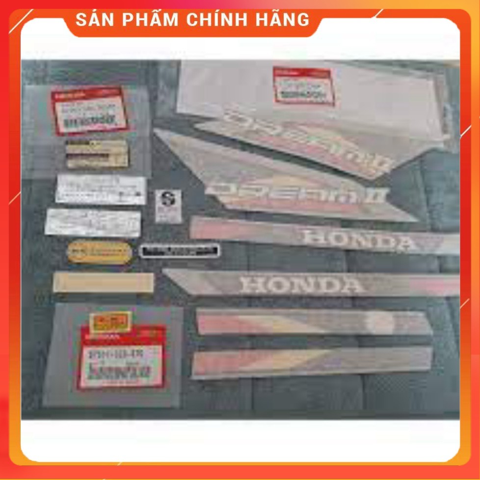 (SP SỈ RẺ) Tem xe DREAM thái Hồng kèm tem thông số zin chính hãng