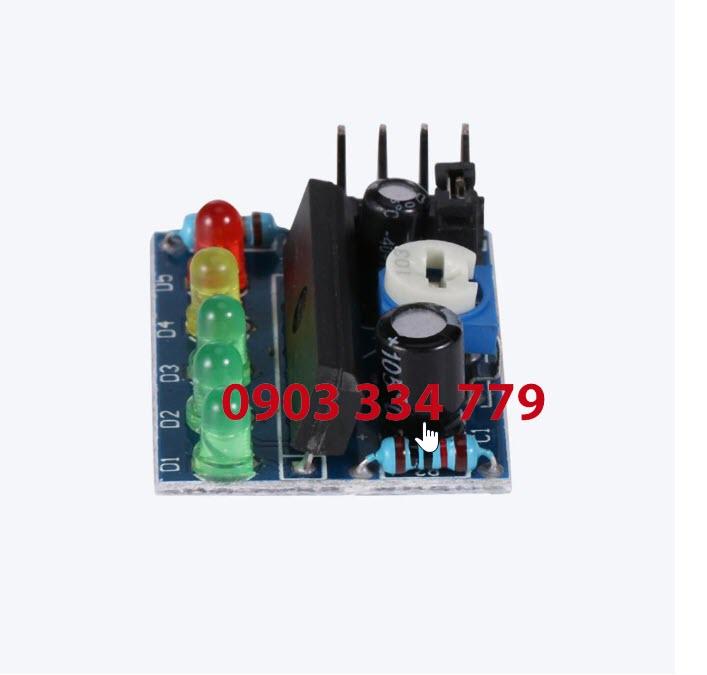 Mạch nháy theo nhạc 5 led