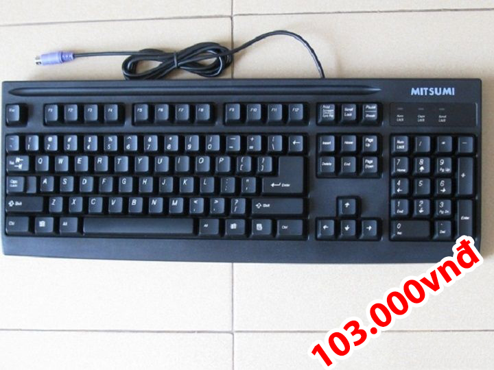 Keyboard Mitsumi PS2 - Bàn phím Mitsumi cổng PS2