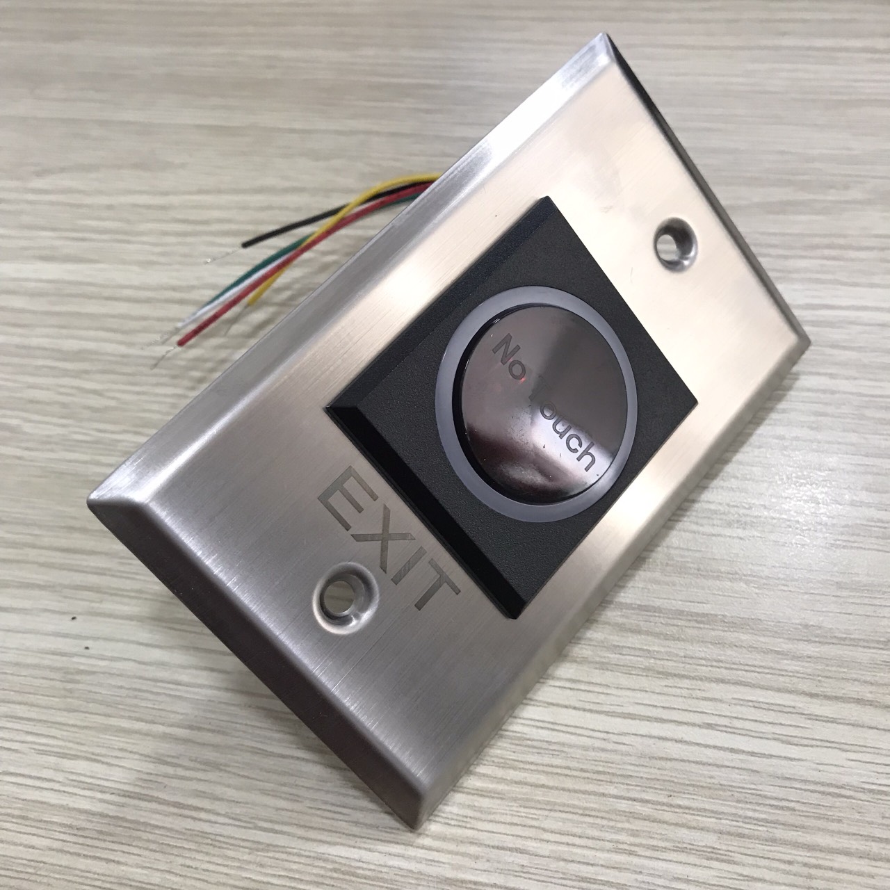 Nút exit cảm ứng hồng ngoại inox hình chữ nhật