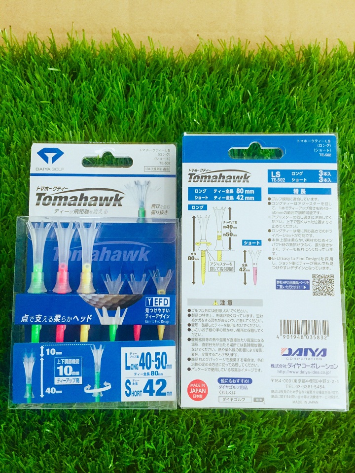 Tee Golf Tomahawk L01 Màu Sắc Đẹp, Bắt Mắt,Độ Bền Cao