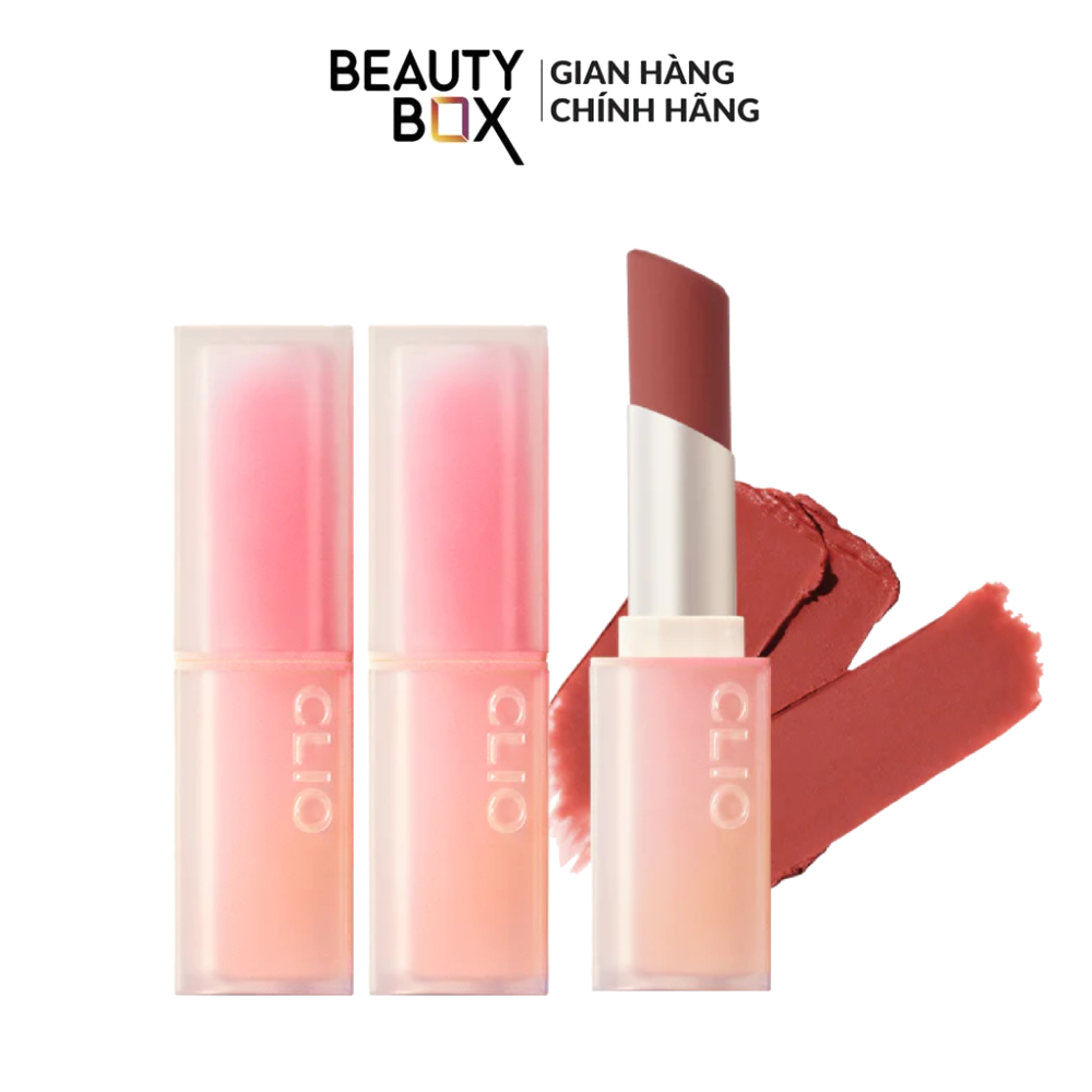 [Săn Sale](Ver.2) Son Thỏi Hiệu Ứng Mờ Clio Chiffon Mood Lip 3.2g