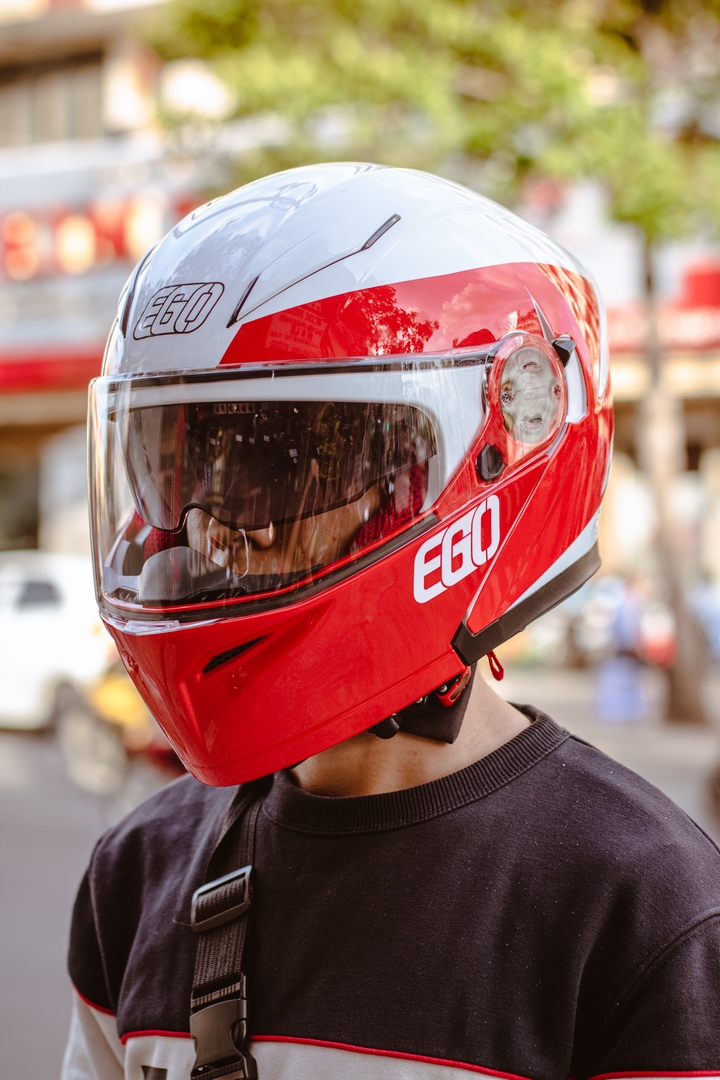 Mũ bảo hiểm fullface lật hàm EGO E-9 - GARA20