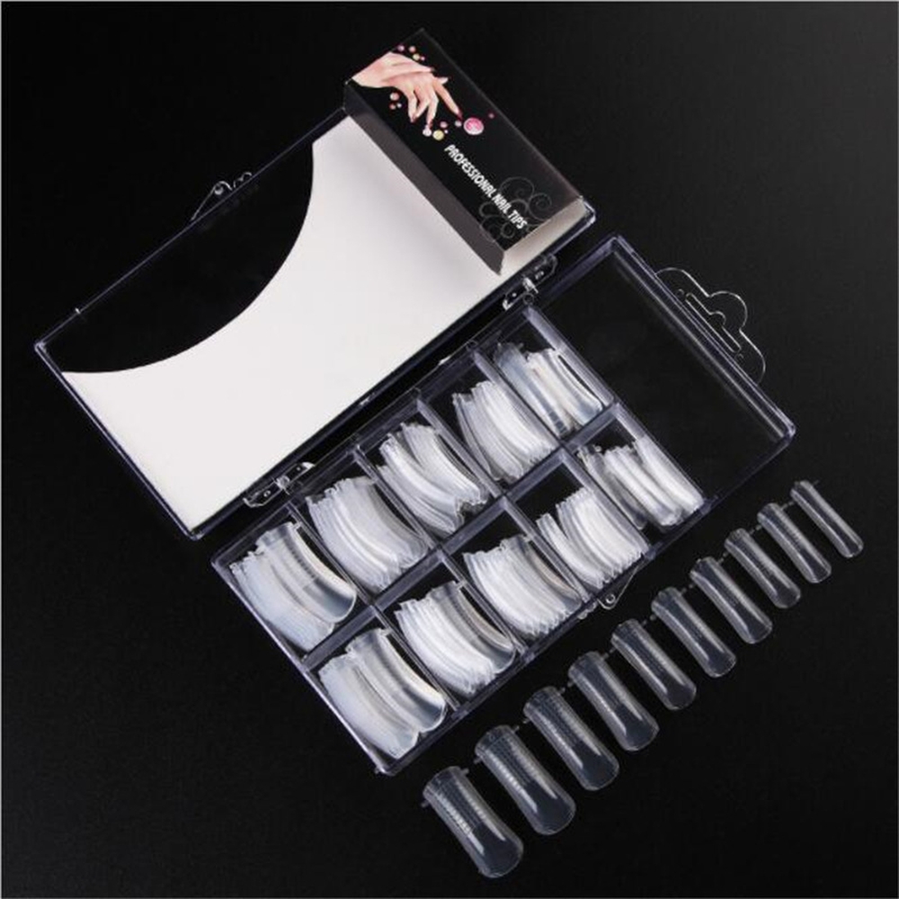 Set Khuôn Móng Đắp Gel 100 Cái