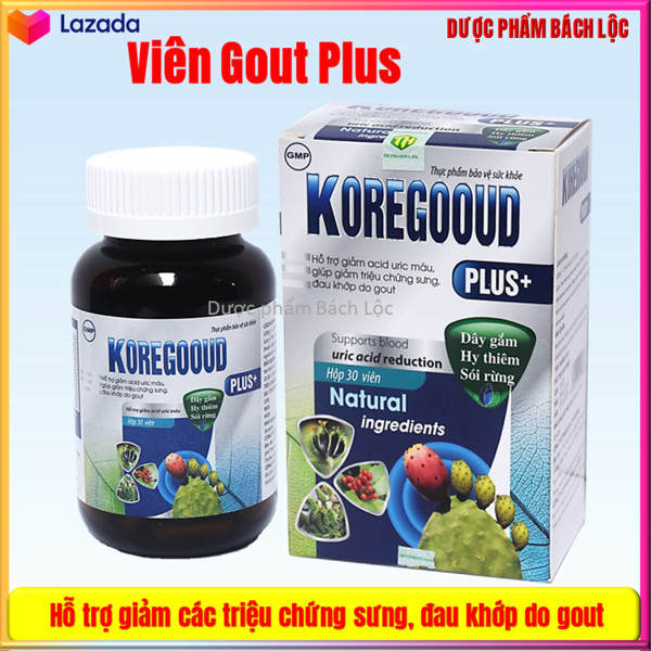 Viên Uống Giảm Gut KoreGooud Plus - Giúp Ổn Định Acid Uric Trong Máu, Giảm Đau Gout Hiệu Quả,