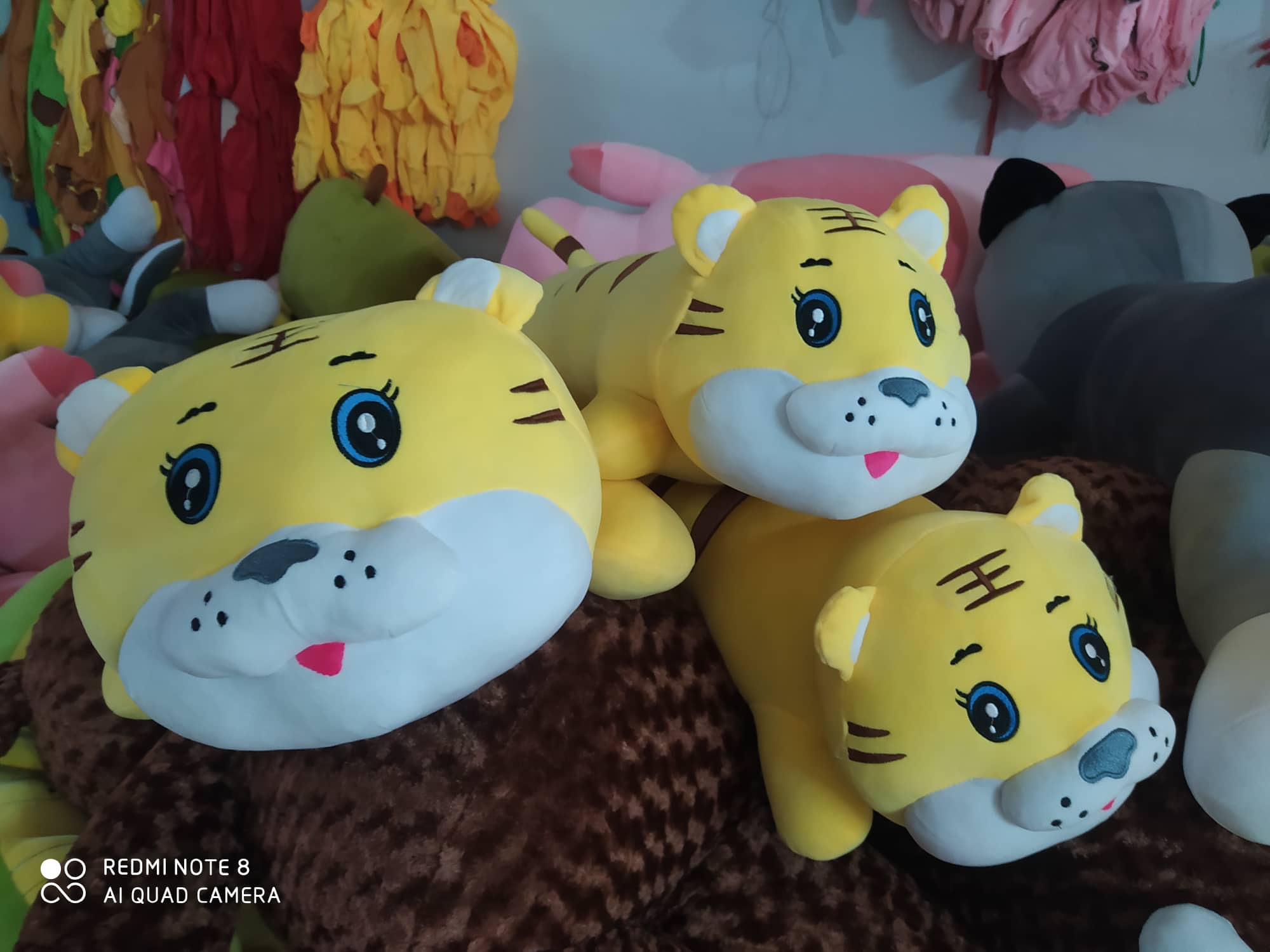 Gấu bông gối ôm cọp nằm, hổ nằm