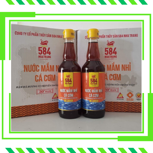 [FREE SHIP]🍶 Thùng 6 Chai Nước mắm 584 Nha Trang, loại 30 độ đạm truyền thống, nguyên chất, đậm đặc 🍶 [CÁ CƠM KHÔ NHA TRANG]