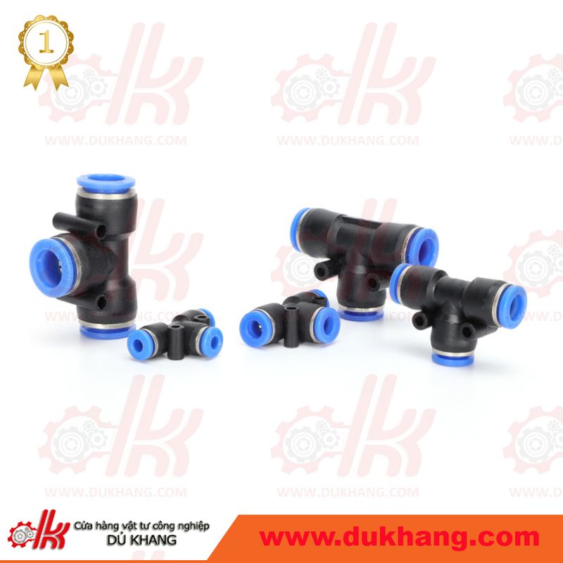 Tê nối 3 đầu khí nén PE