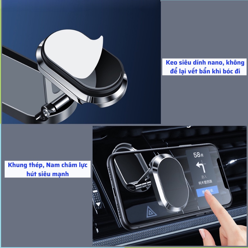 Gía đỡ điện thoại nam châm từ tính