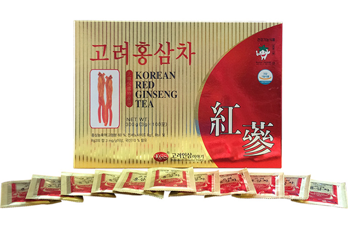 Trà hồng sâm hàn quốc kgs- korean red ginseng tea- hộp 300g