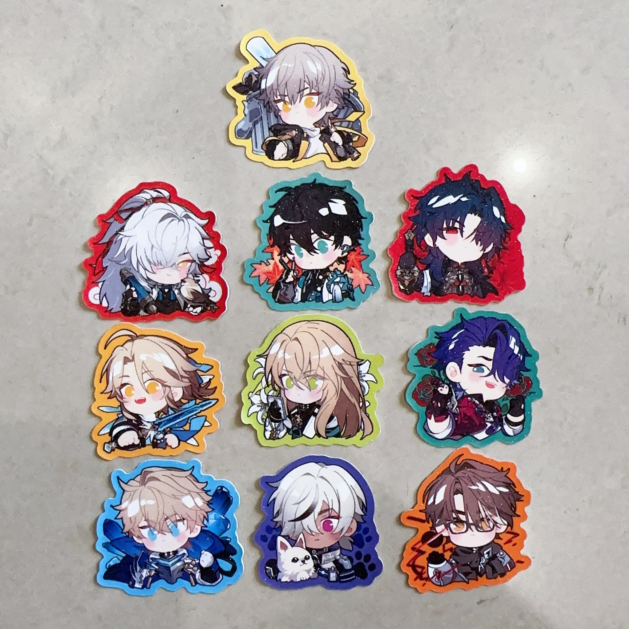 Sticker Honkai star rail (10 nhân vật/gói)