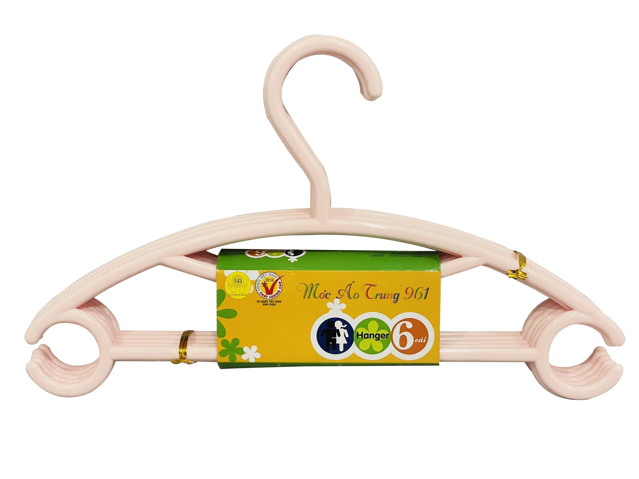Móc áo nhựa trung TỰ LẬP TL961 - 6c