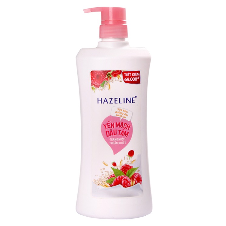 Sữa Tắm Dưỡng Sáng Da Hazeline Yến Mạch & Dâu Tằm (670g)