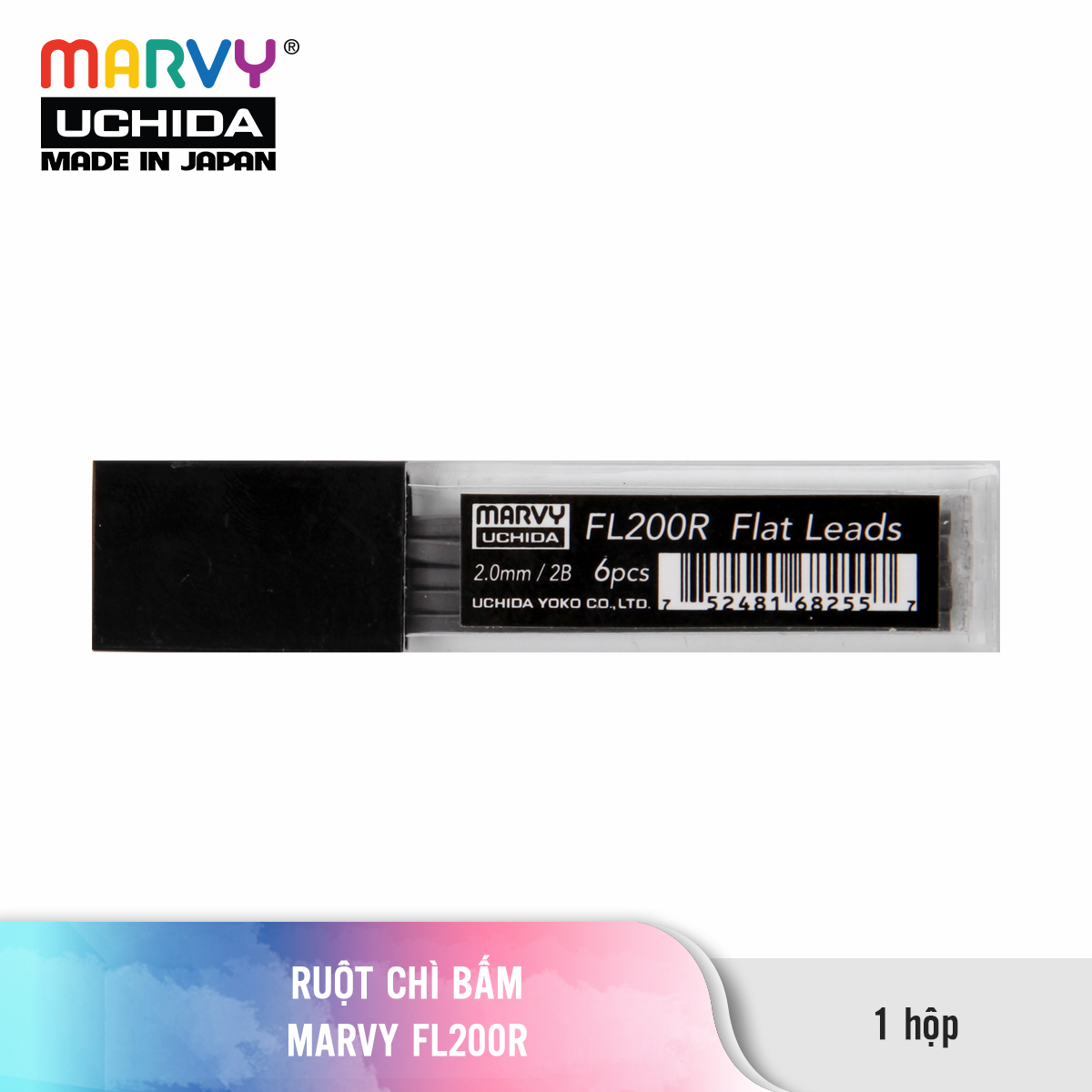 Ruột chì bấm MARVY FL200R ngòi 2.0mm