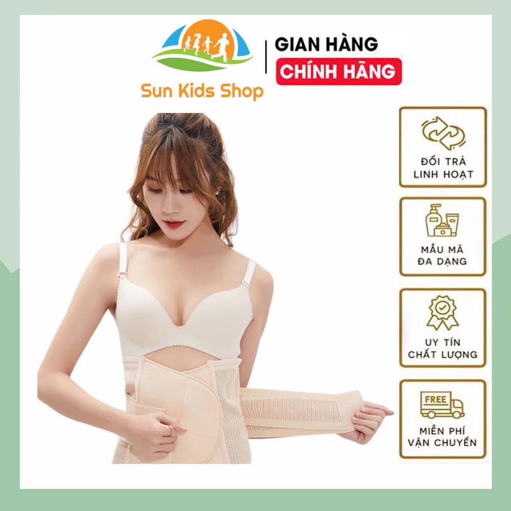 Đai nịt bụng giảm mỡ giúp lấy lại dáng sau sinh dạng latex corset chuẩn quần gen nịt bụng chống cuộn kiêm đai định hình bụng thon gọn - mẫu gen nịt bụng nữ có lỗ thông hơi thoáng mát - sun kids shop