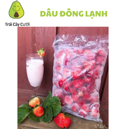 [GIAO HỎA TỐC HCM ]Dâu đông lạnh Loại II -0.5kg - Trái cây Cười