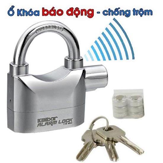 Khoa chong trom xe may, khóa chống trộm xe máy, khóa báo động, khóa báo động giá rẻ, Ổ khóa báo động chống trộm Kinbar CT02, báo động thông minh, âm thanh báo động lớn. Bảo hành toàn quốc 1 đổi 1 bởi Sun Store