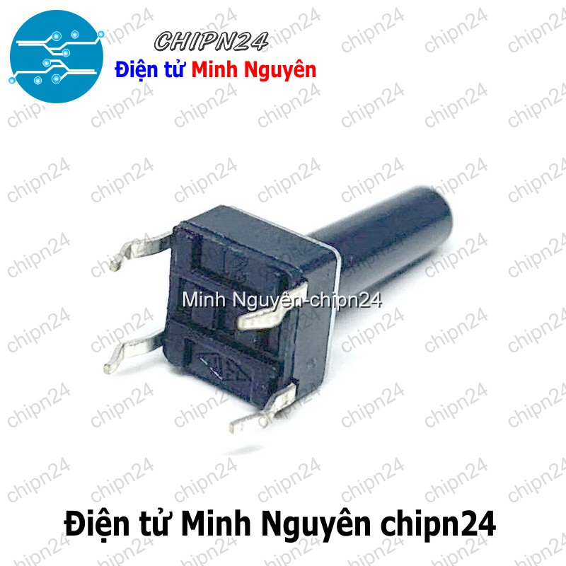 [10 cái] (F62) Nút nhấn 4 chân 6x6x15mm DIP - HH005504