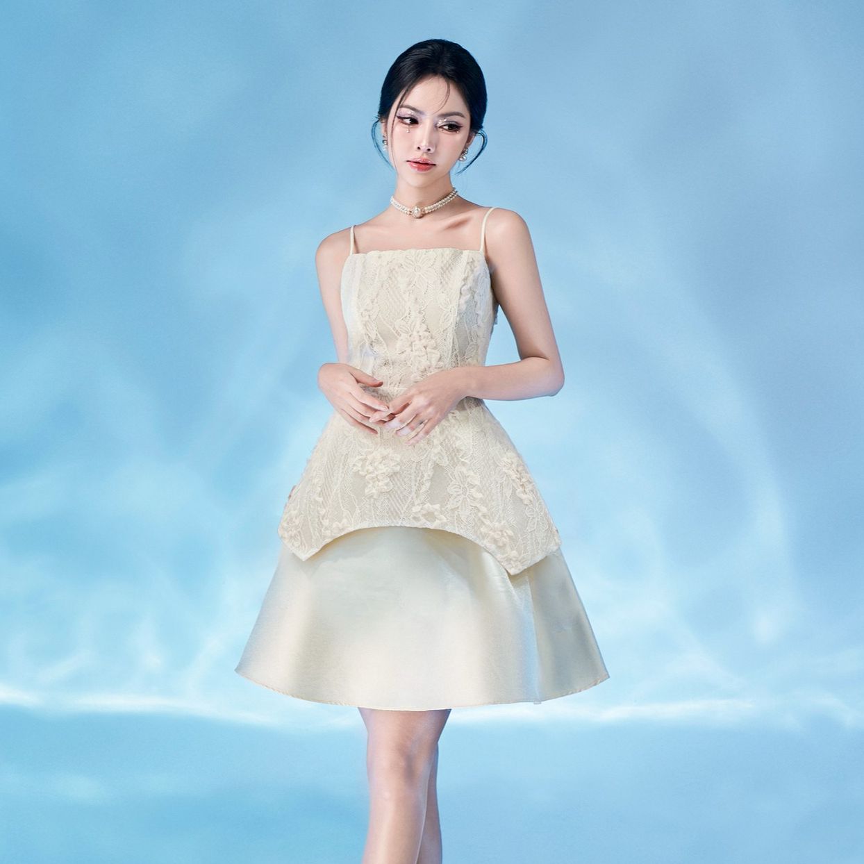 Voucher siêu sale 15% OLV - Đầm Brynn Lace Dress