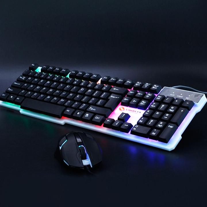 Bộ bàn phím và chuột limeide t11 chuyên game led 7 màu