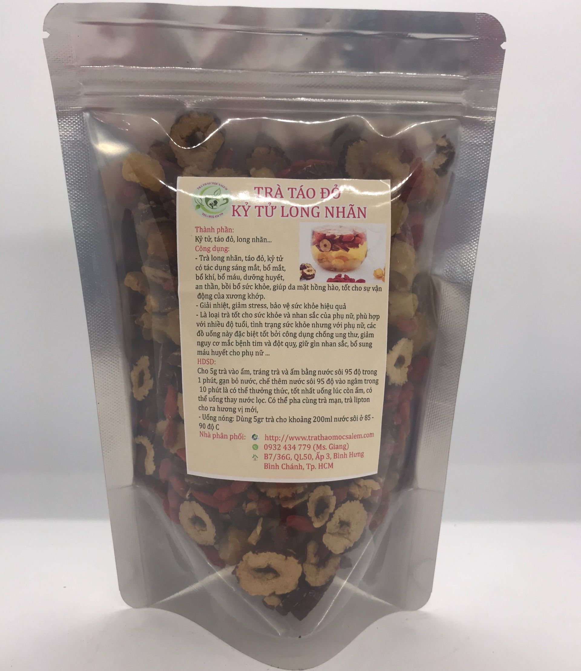 [HCM]TRÀ  DƯỠNG NHAN 200Gr