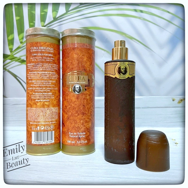 Nước hoa nam Cuba gold 100ml edt (chính hãng, hàng Mỹ)
