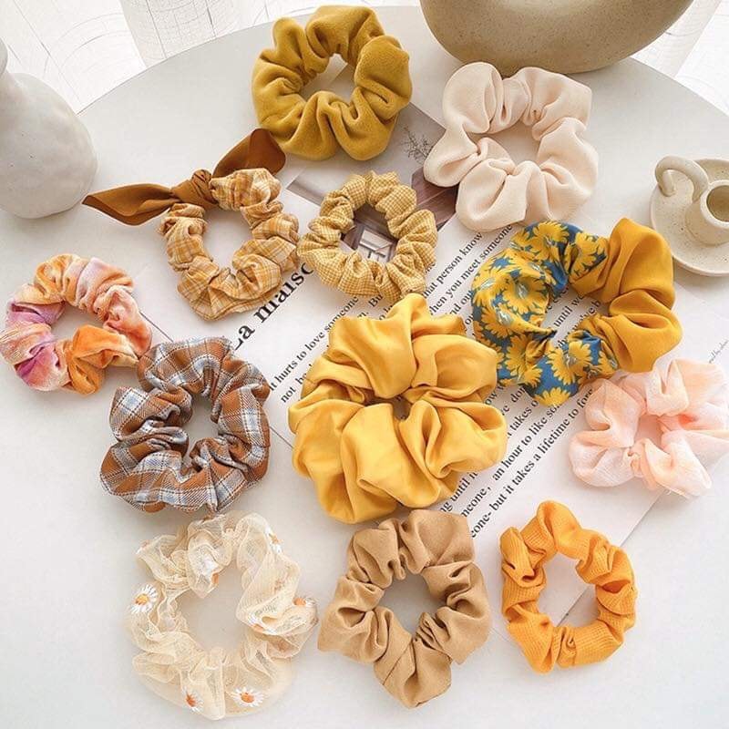 Cột tóc Scrunchies dễ thương nhiều mẫu 😍