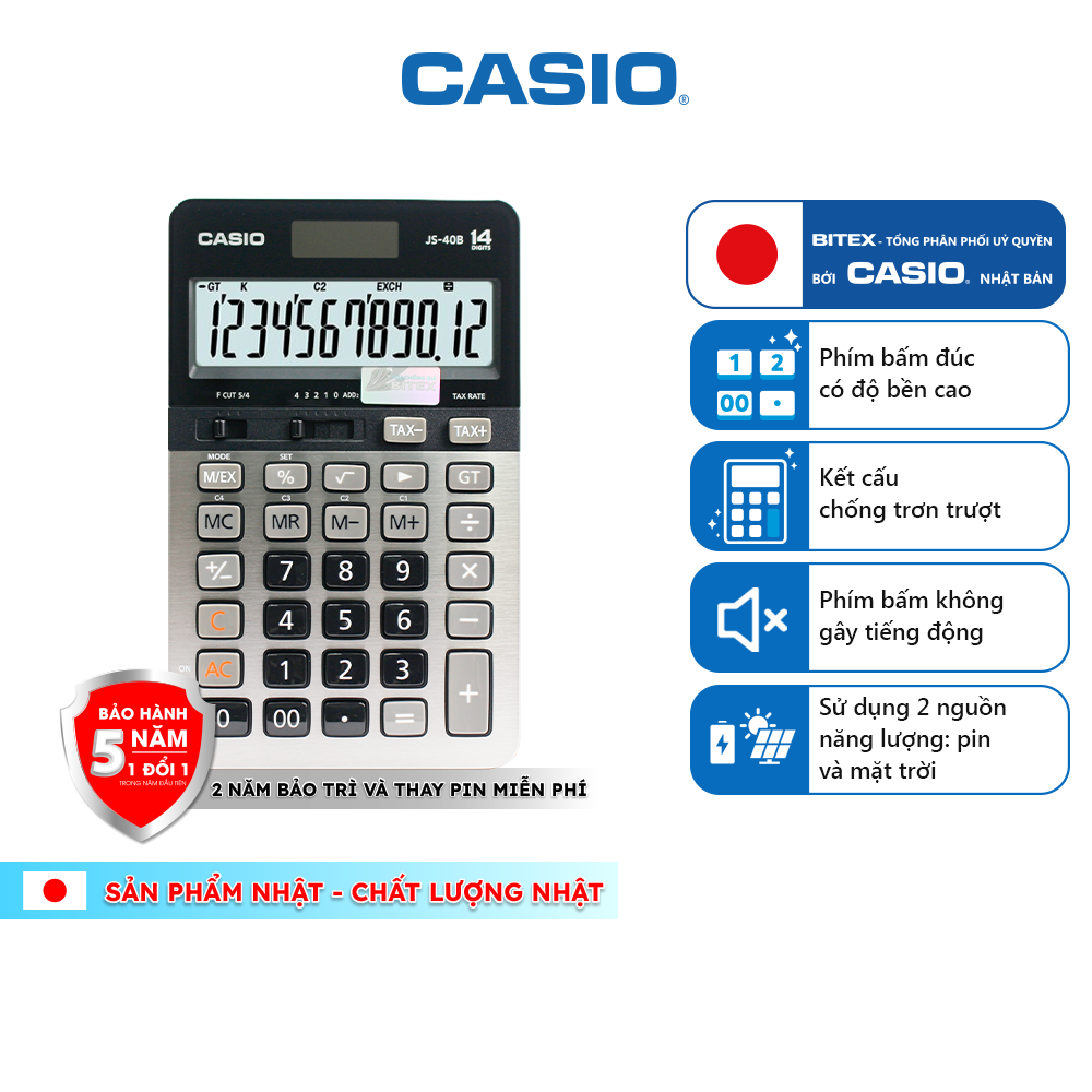 Máy tính casio JS-40B
