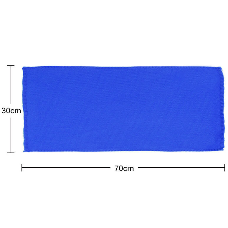 1PC Blue Fiber Towels Portable Cleaning Cloth Storage Bag Reusable Cleaning Cloths Kitchen Towel Set