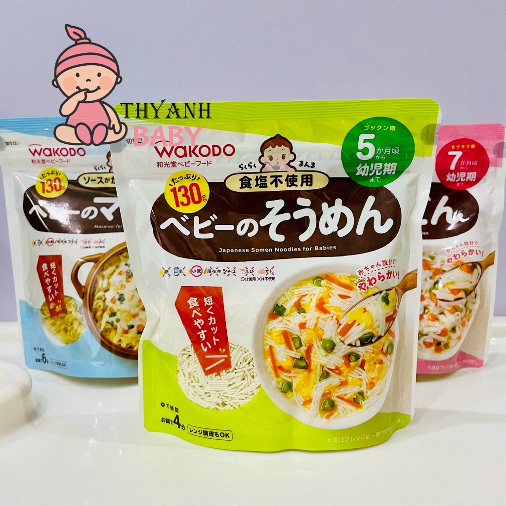 Mì Somen Udon Nui Wakodo Cho Bé Nhật Bản