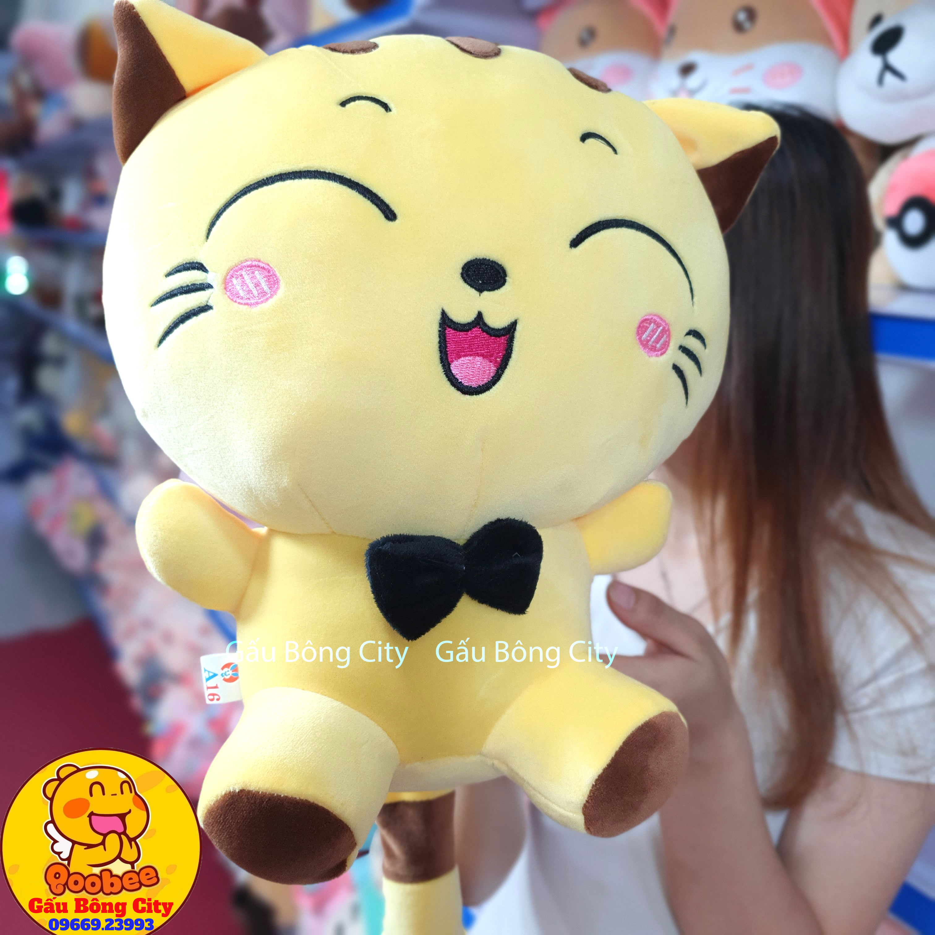 Mèo bông mishu - gấu bông mèo cao cấp gấu bông city