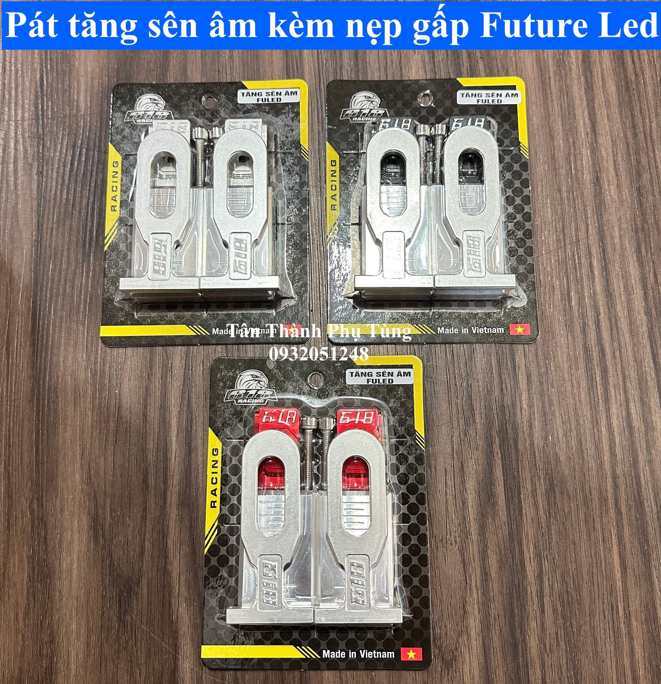 Pát tăng sên âm Future Led kèm nẹp gấp- 618