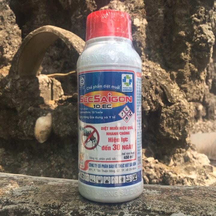 THUỐC TRỪ MUỖI SECSAIGON 10EC 450ML