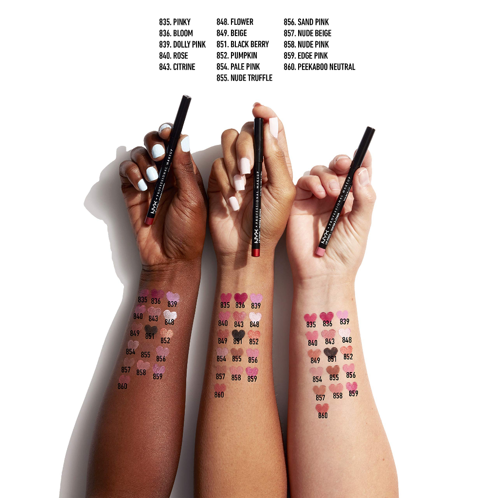 Chì kẻ môi NYX Slim Lip Pencil