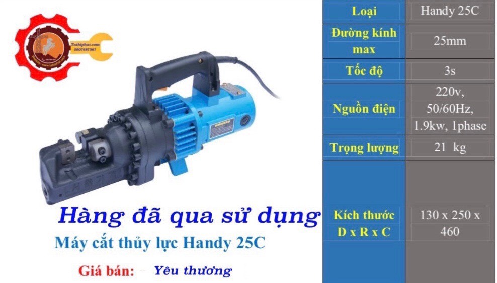 Máy Cắt Thủy Lực Hàn Quốc Handy 25C