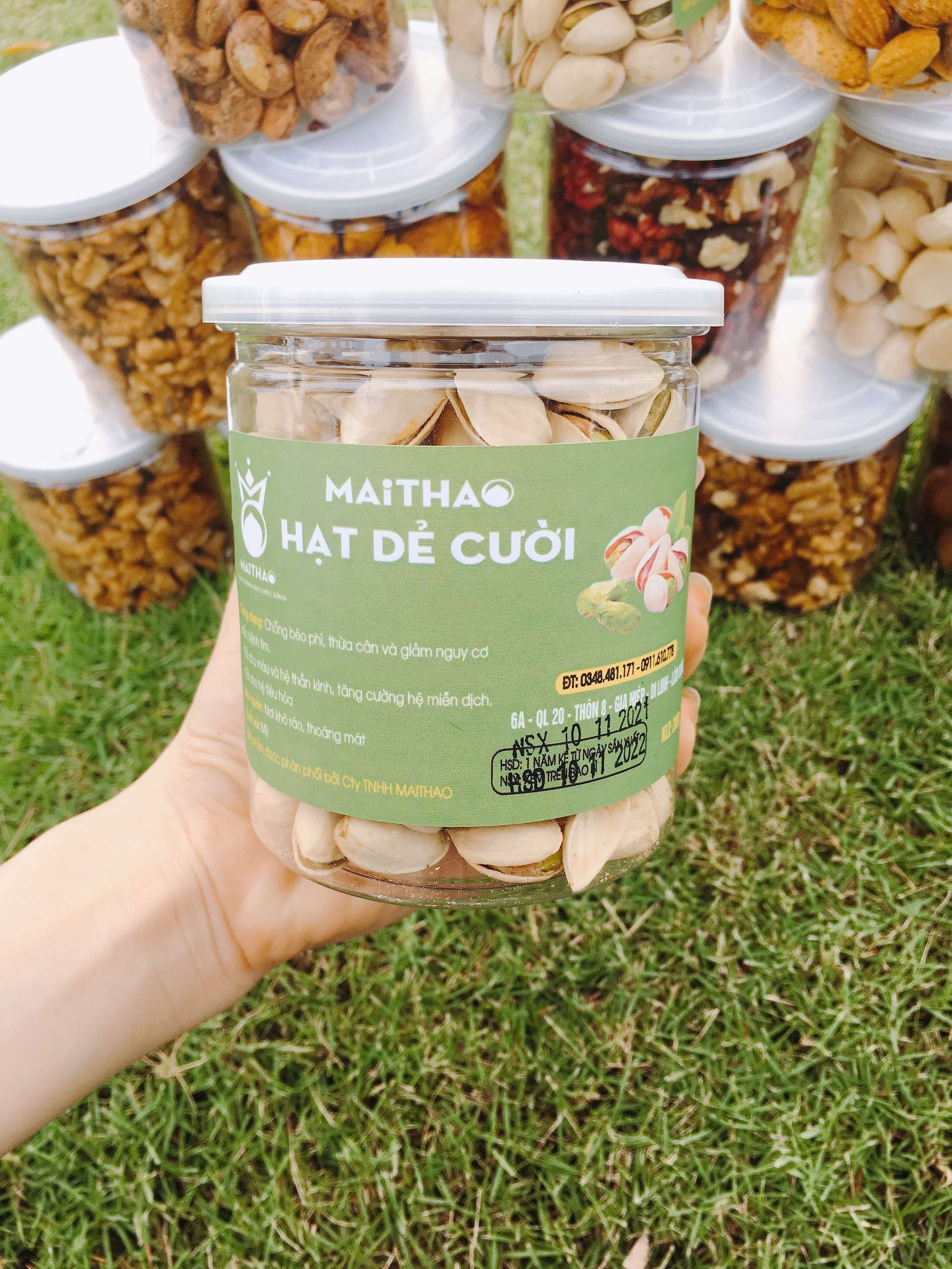 Hạt Dẻ Cười  Mai Thao (Hũ 200g) - Thơm Ngon Giảm Cân