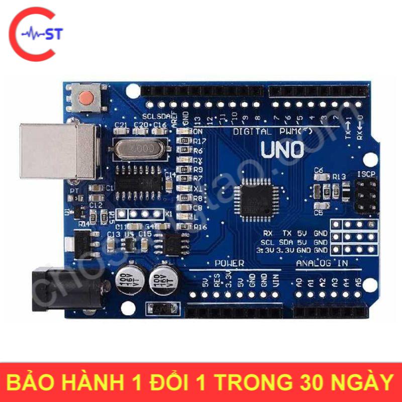 Arduino Uno R3 SMD chip dán (kèm cáp)
