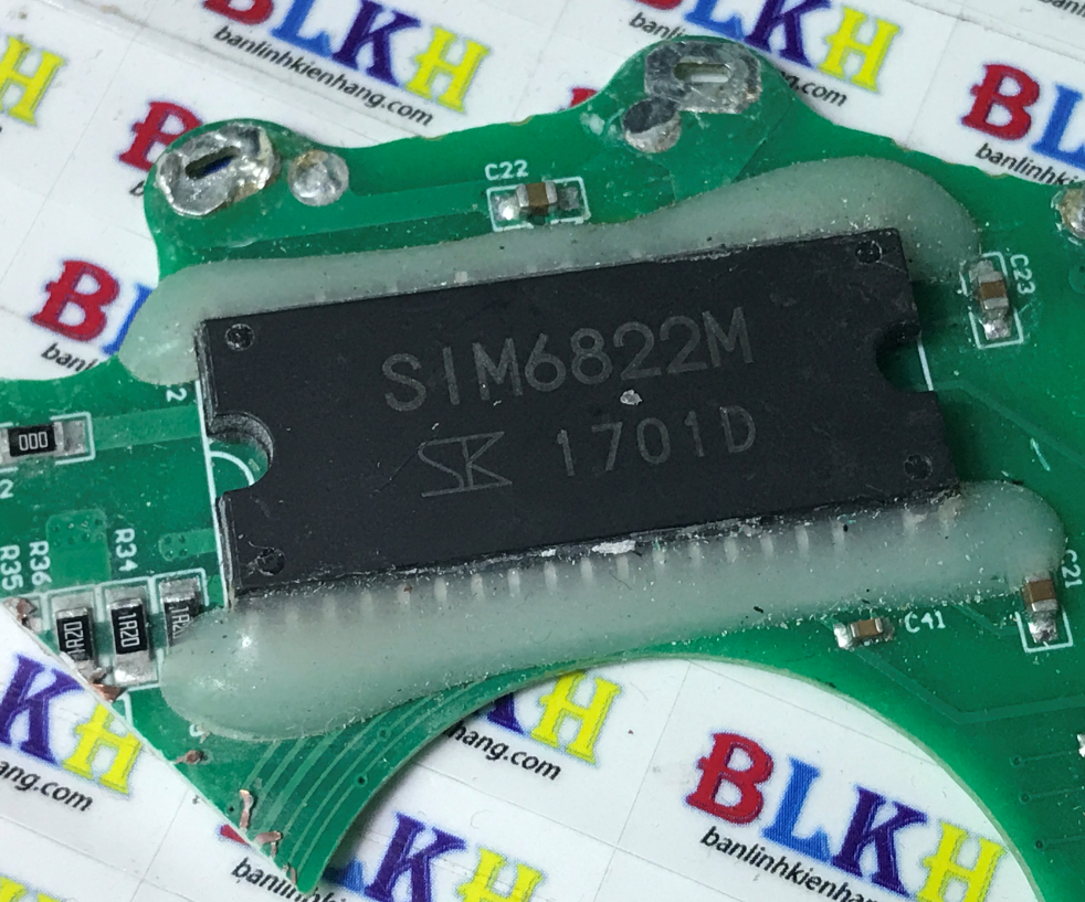 Ic công suất điều khiển động cơ sim6822 sim6822m tháo máy nguyên bo
