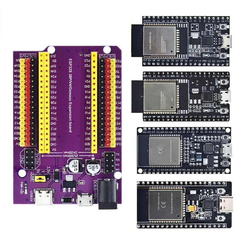 ESP32 Development Board TYPE-C/MICRO USB CP2102 WiFi+Bluetooth Dual Core ESP32-DevKitC-32 ESP-WROOM-32 Expansion Board 38PINS