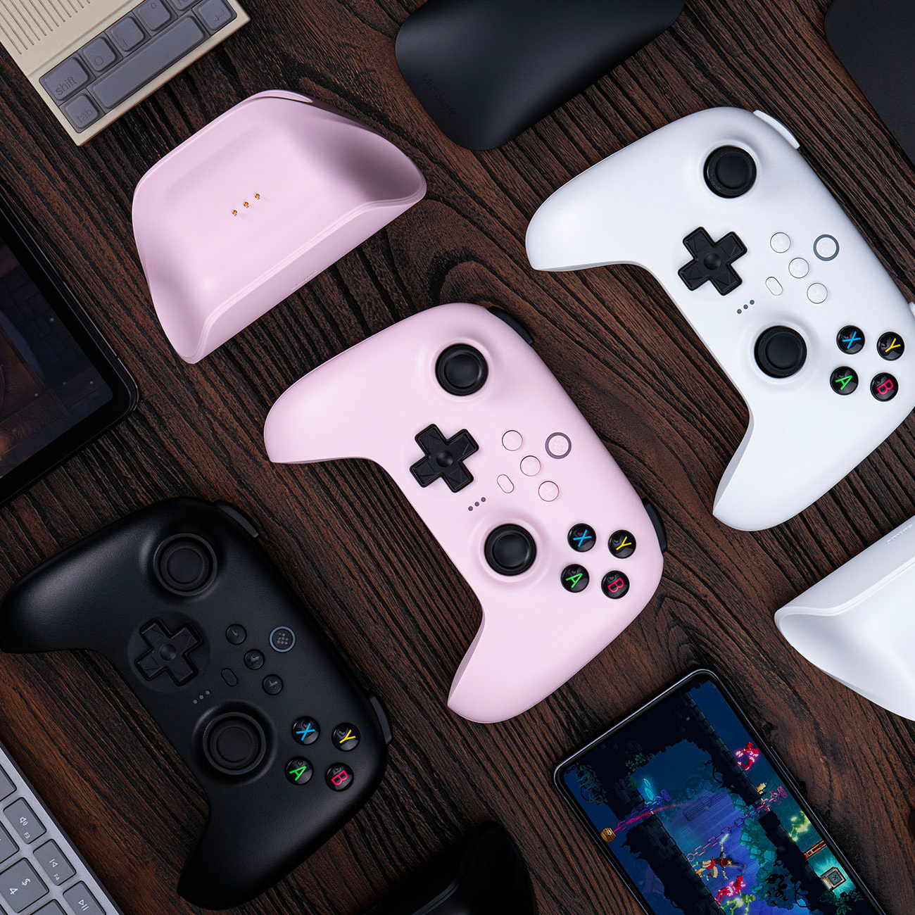 Tay cầm 8BitDo Ultimate 2.4G Wireless Controller kèm Dock Sạc cho Laptop, PC, Điện thoại Android