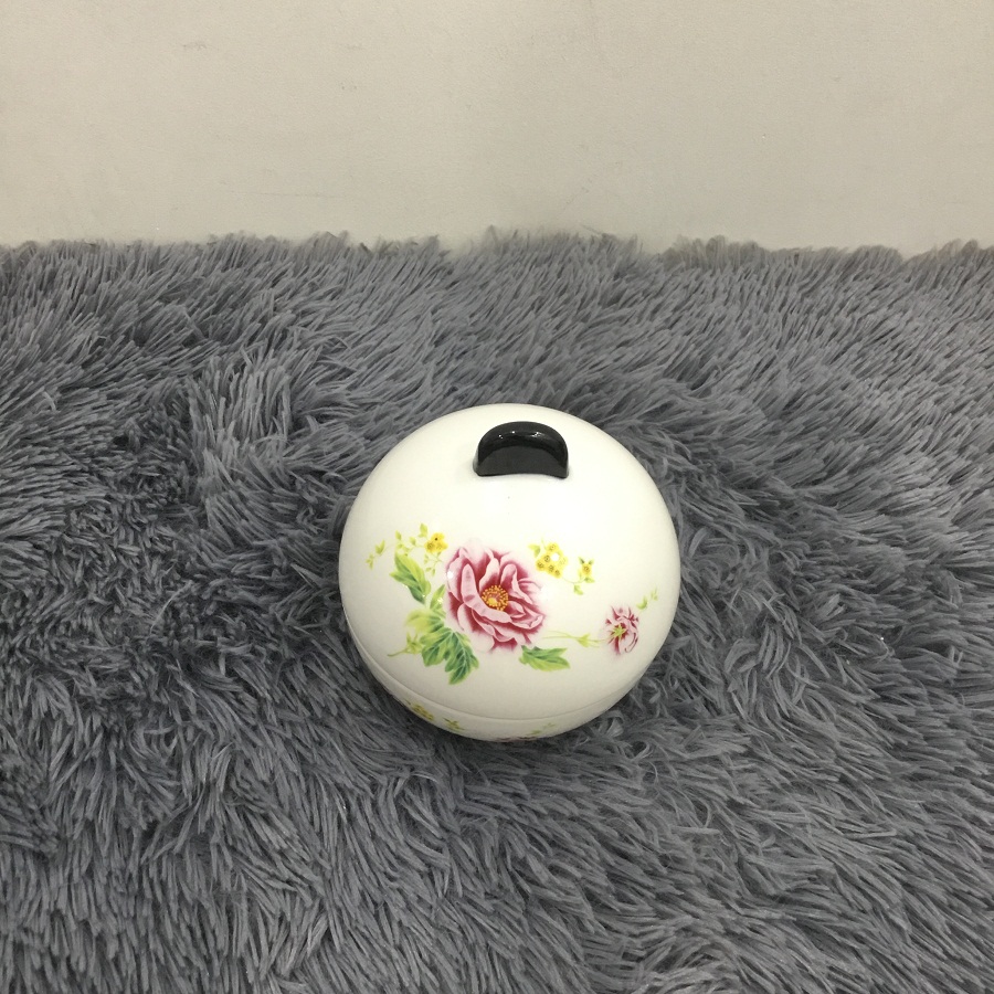 HỦ TRÒN CÁT TƯỜNG 12 CM - GỐM SỨ CƯỜNG PHÁT