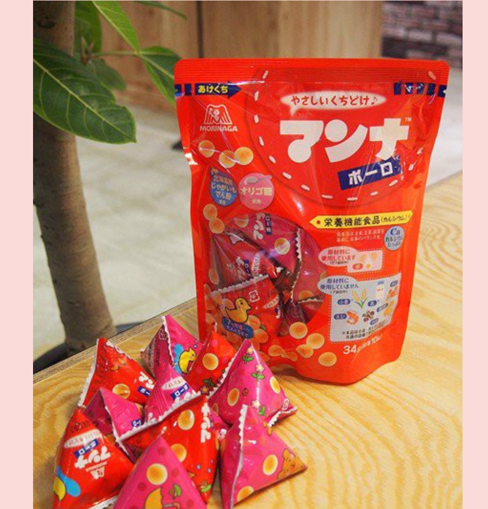 Bánh men bi túi Morinaga cho bé 7m+