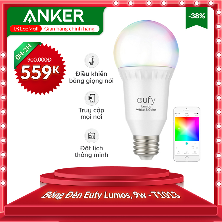 Bóng đèn thông minh EUFY Lumos 9W (by Anker) - T1013