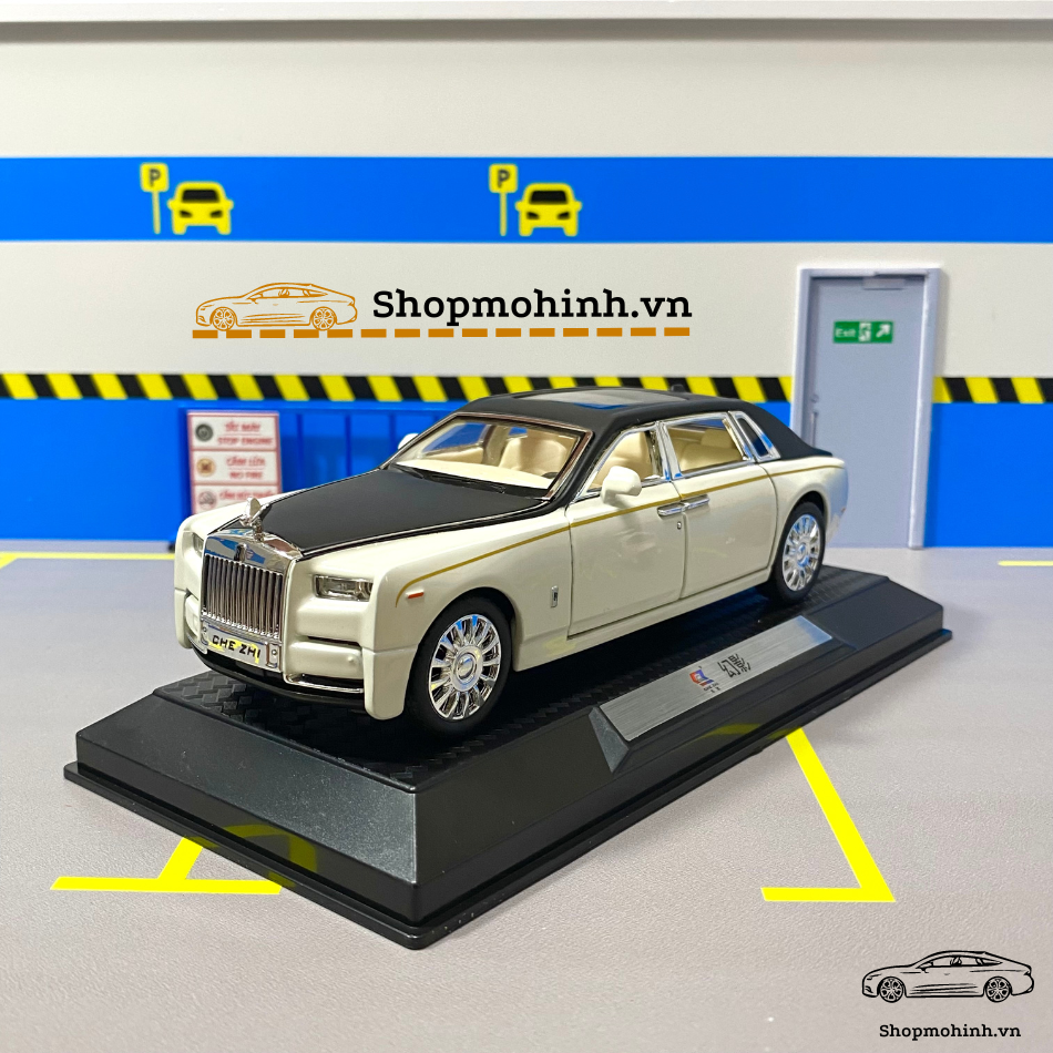 Rolls Royce Phantom Luxury Car Simulation Exquisite Diecasts  Toy Vehicles  CheZhi 124 Alloy Collection Model Home Decoration