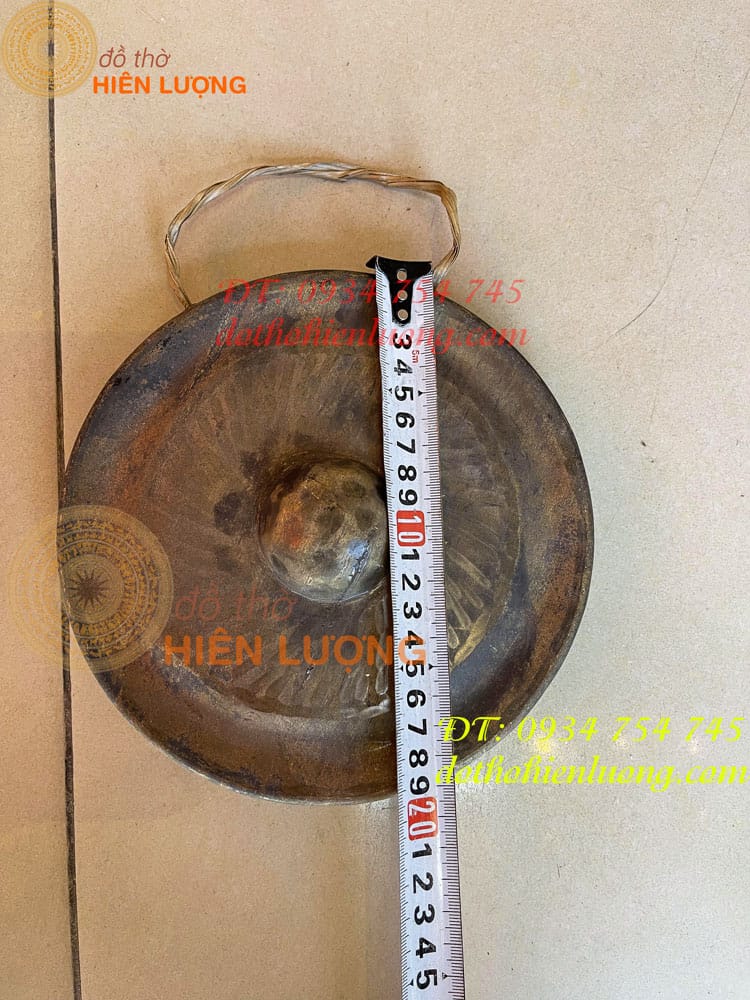 Cồng chiêng bằng đồng phong thủy đường kính 20cm
