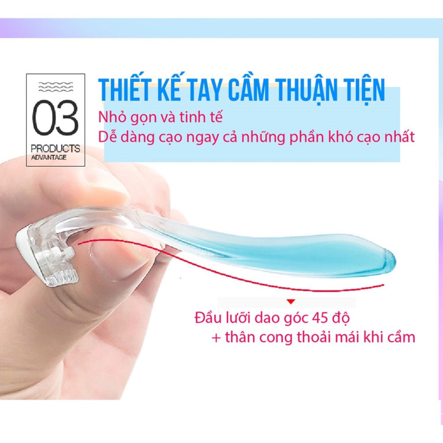 [SET 2 DAO CẠO] Dao Cạo Bikini Thân Nhựa Kai Bikini Line Razor [Che tên sp khi giao hàng]