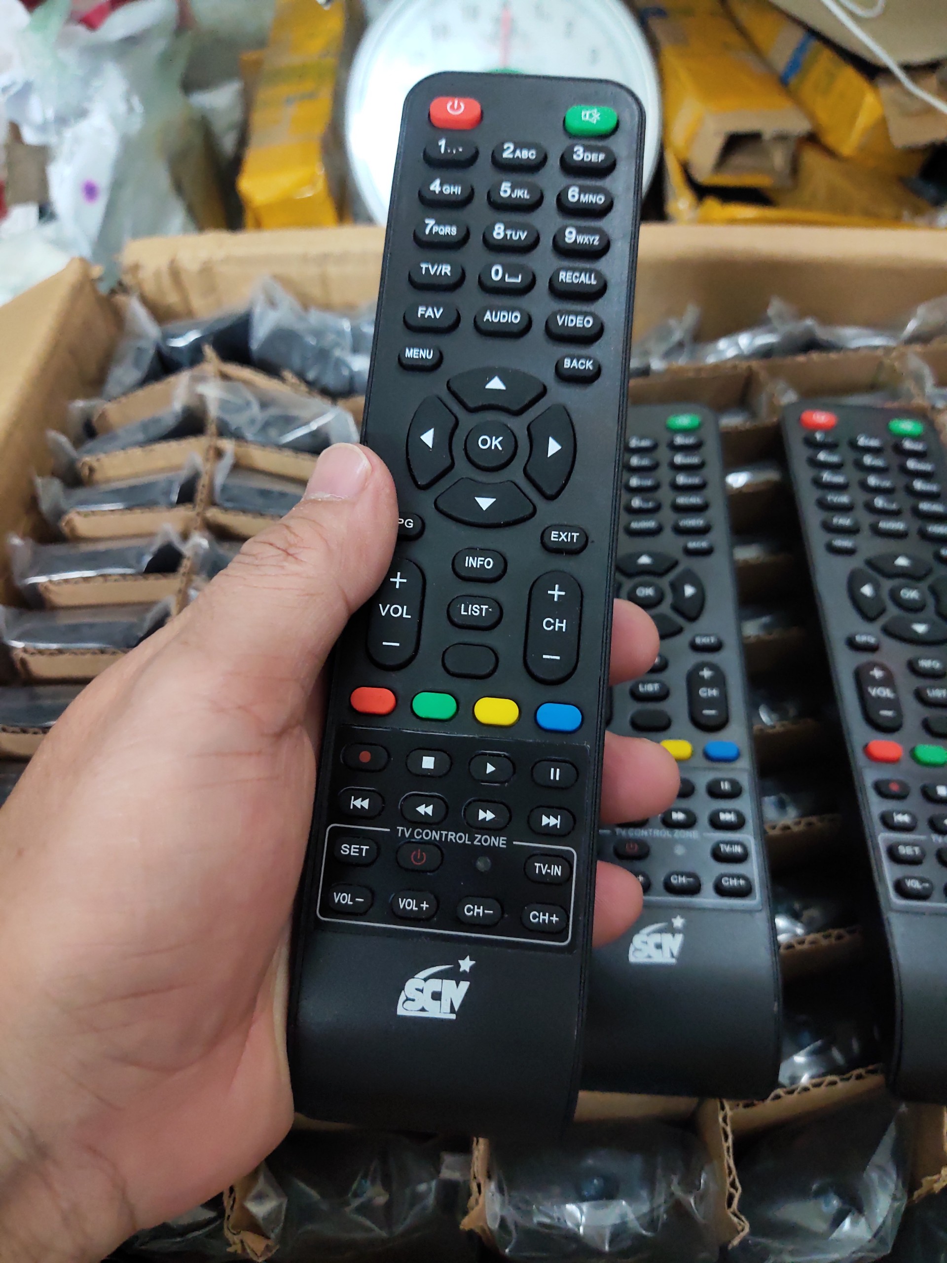 Điều khiển đầu SCTV   - Remote SCTV đầu kỹ thuật số