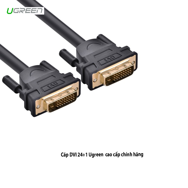 Cáp DVI 24+1 2 Đầu Đực Dài 1.5M UGREEN 11606 - 11606
