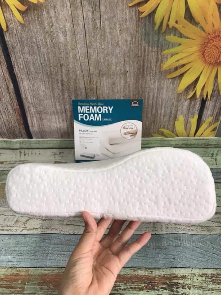 [HCM]Gối cong Lock&Lock HLW111 - Memory Foam 50D