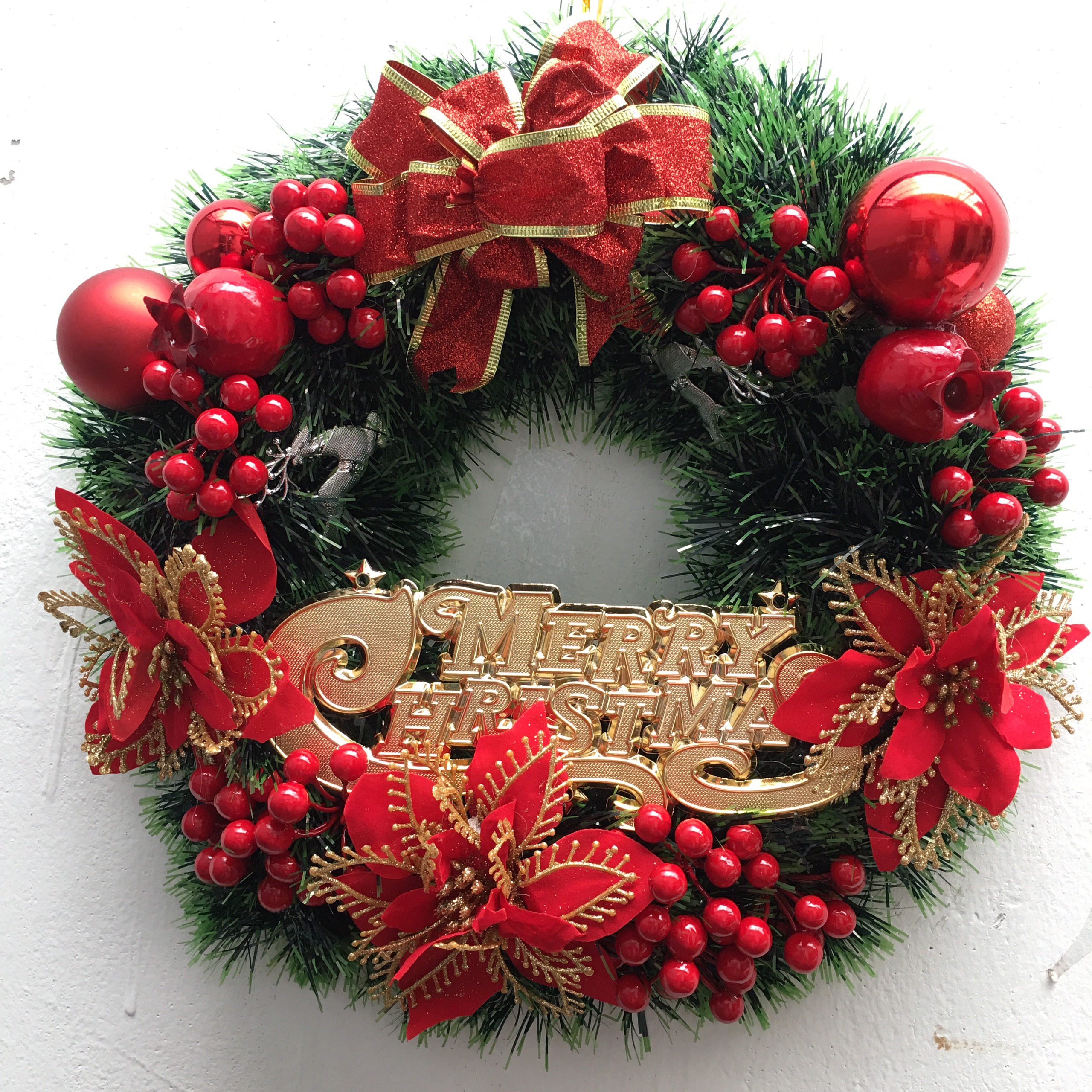 Vòng hoa Noel - Vòng nguyệt quế Giáng sinh D40